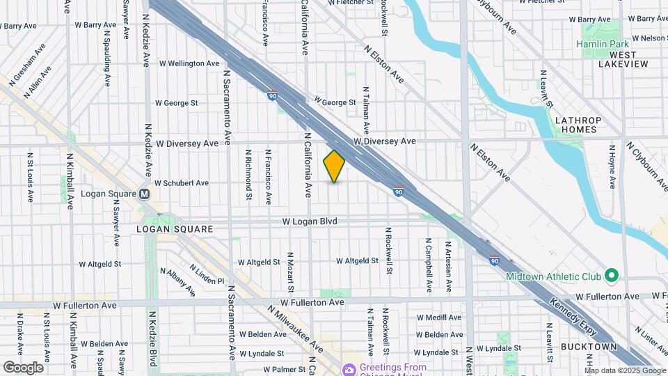 2641 N Fairfield Ave Map and Location Details