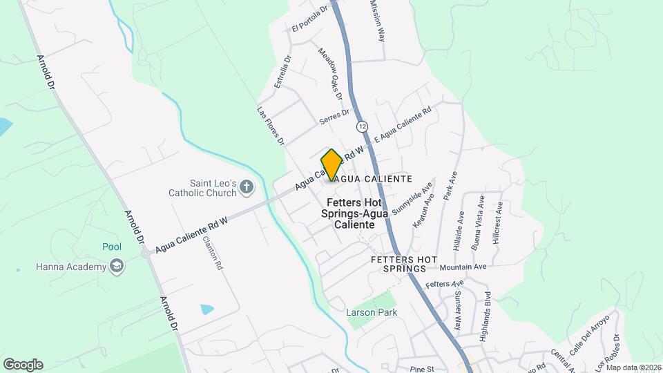 192 Agua Caliente Rd W Map and Location Details