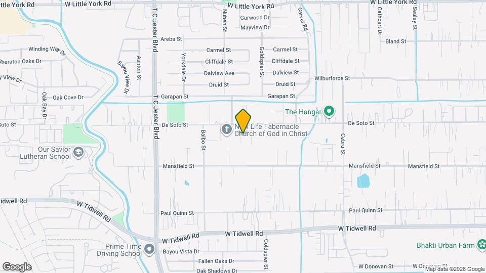 6112 De Campo St Map and Location Details