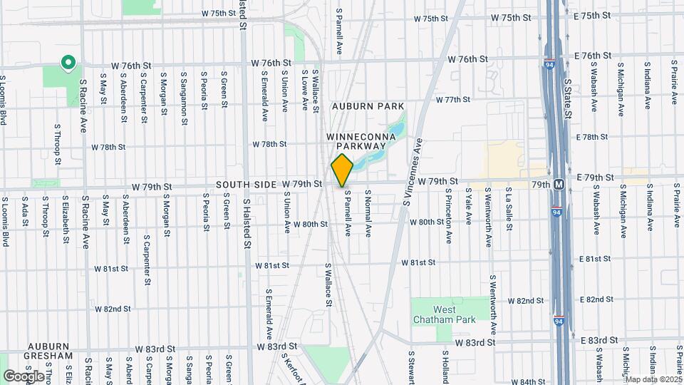 7902 S Parnell Ave Map and Location Details