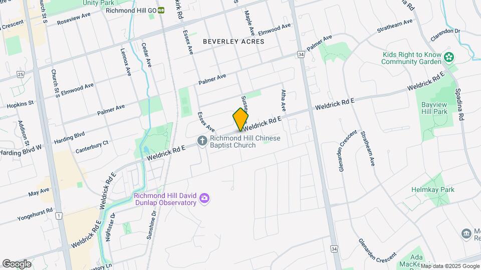 301 Weldrick Rd E Map and Location Details