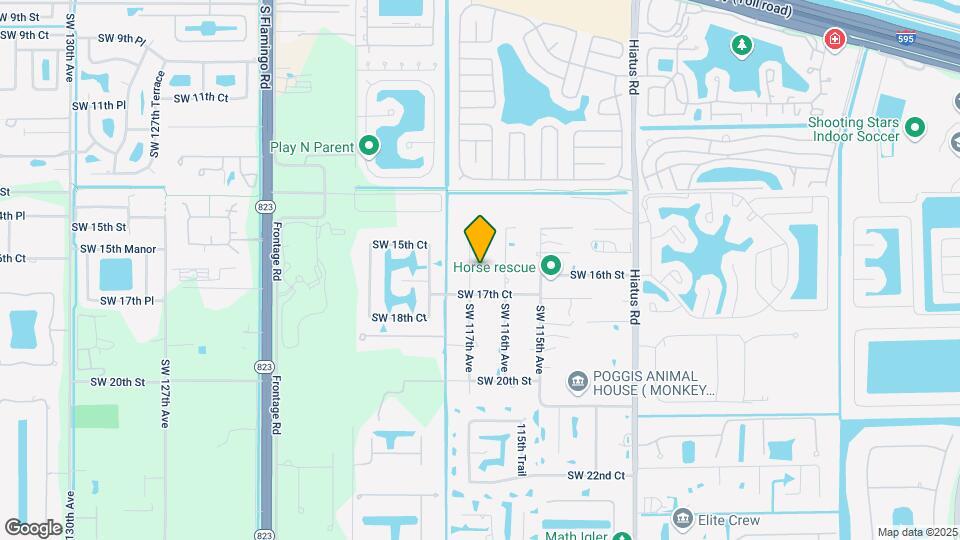 1650 SW 117th Ave Map and Location Details