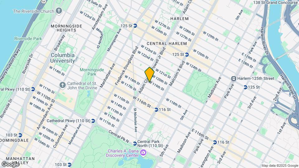 154 W 119th St Map and Location Details