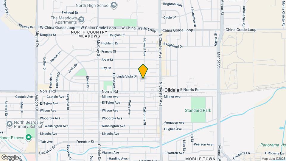 1605 Howard Ave Mapa y Detalles de la Ubicación