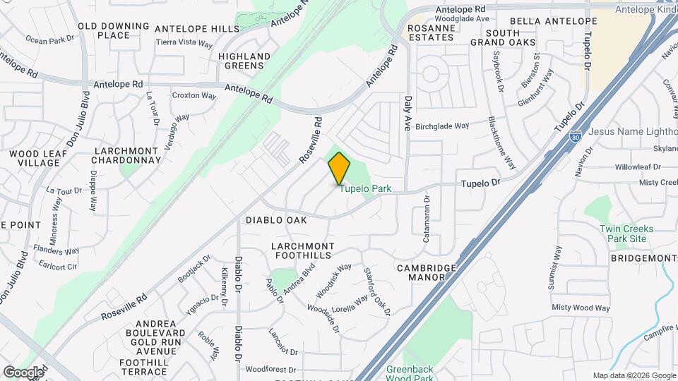 7242 Aberfeldy Way Mapa y Detalles de la Ubicación
