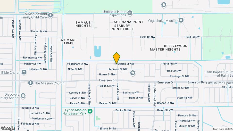 1100 Albion St NW Map and Location Details