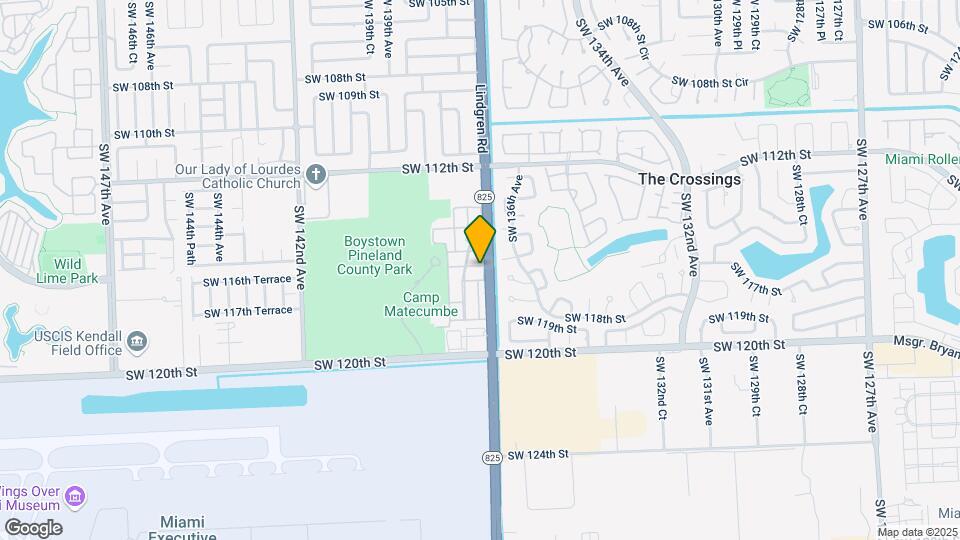 13732 SW 116th Terrace Map and Location Details