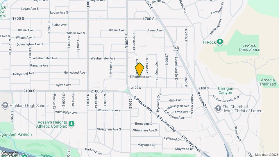 2364 E Redondo Ave Map and Location Details