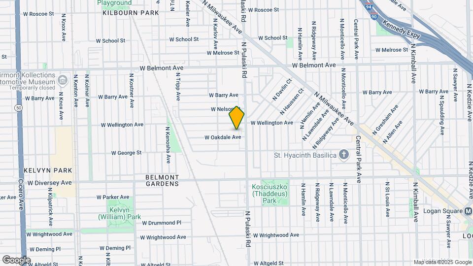 4018 W Oakdale Ave Map and Location Details