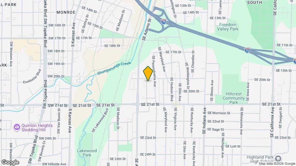 1908 SE Massachusetts Ave Map and Location Details