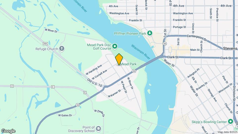 1216 W River Dr Map and Location Details