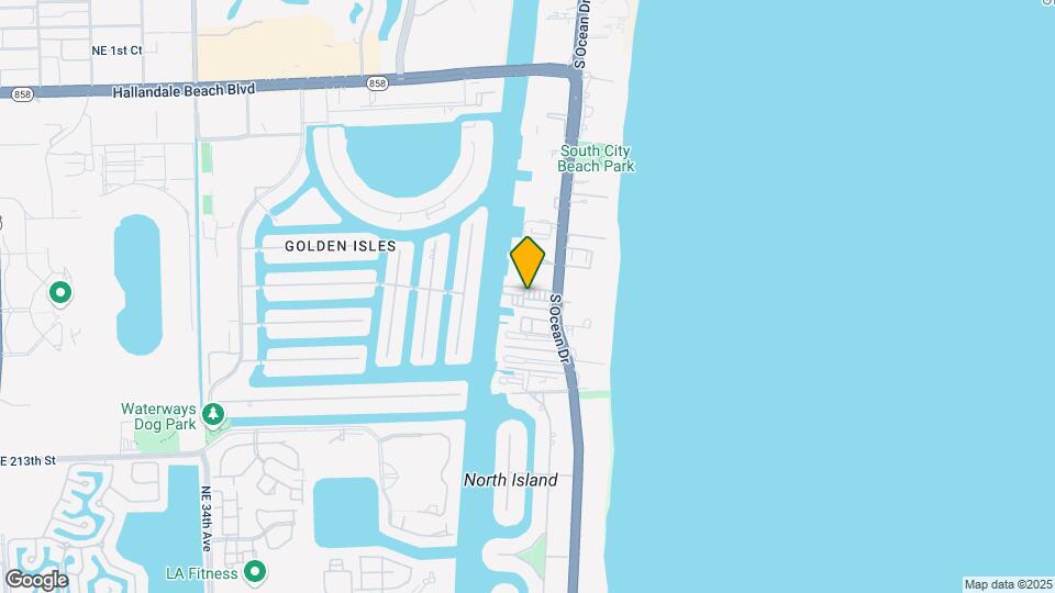 2017 S Ocean Dr, Unit 610 Map and Location Details