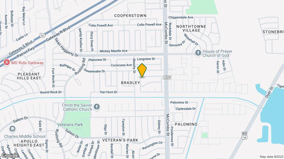 5717 Dalhart Dr Map and Location Details