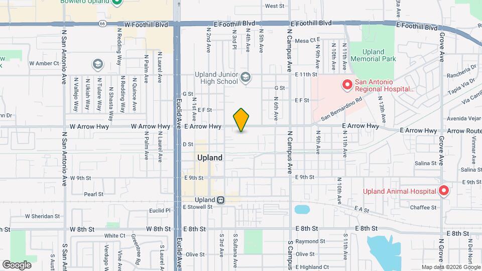 410 E Arrow Hwy Map and Location Details