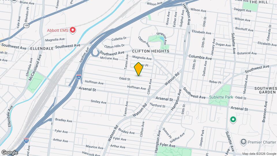 6249 Odell St Mapa y Detalles de la Ubicación