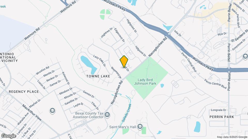 Room in Apartment on Starcrest Dr Mapa y Detalles de la Ubicación