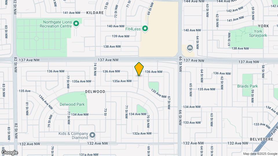 13541-13570 70 St NW Map and Location Details