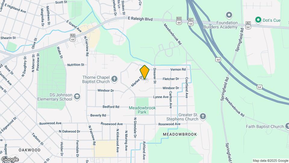 1710 Fletcher Dr Map and Location Details