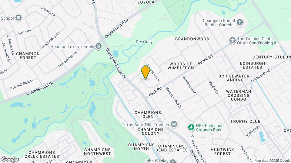 14218 Baron Oaks Dr Map and Location Details