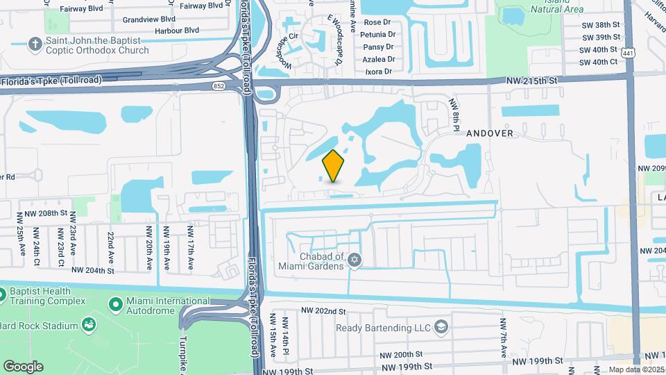 1325 NW 208th Terrace Map and Location Details