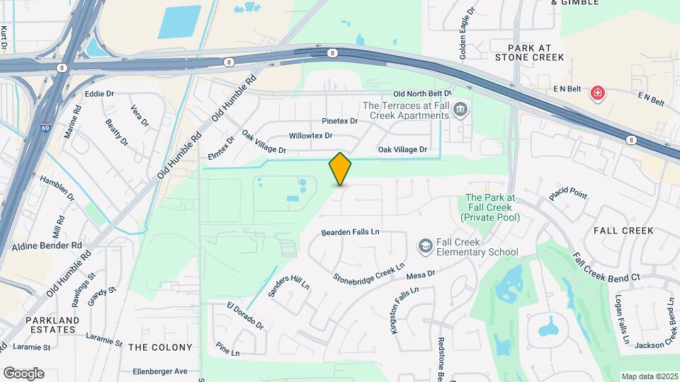 7307 Fall Springs Ln Map and Location Details