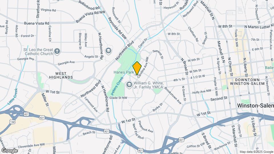 1025 Carolina Ave NW Map and Location Details