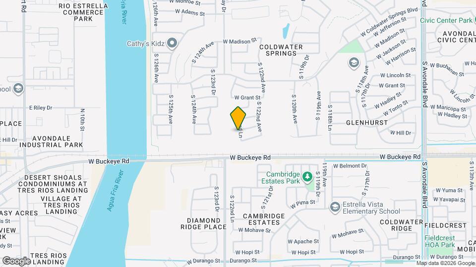 806 S 122nd Ln Map and Location Details