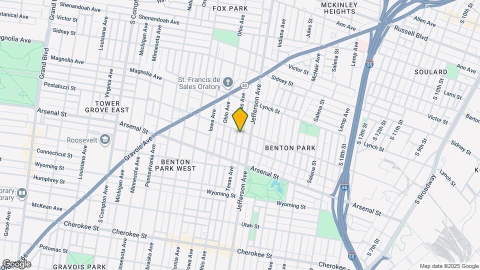2908 Texas Ave Map and Location Details