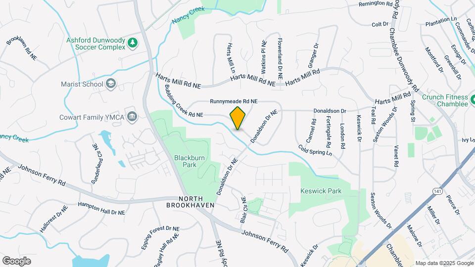 1593 Bubbling Creek Rd NE Map and Location Details