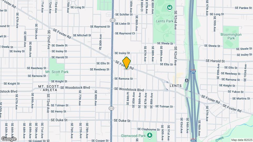5636 SE 84th Ave Map and Location Details