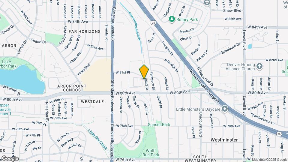 8023 Wolff St Map and Location Details