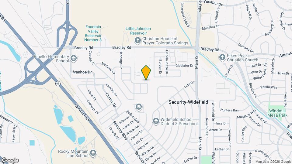 4540 Dooley Way Map and Location Details