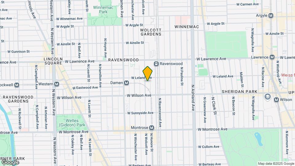 4641 N Wolcott Ave, Unit 1 Map and Location Details
