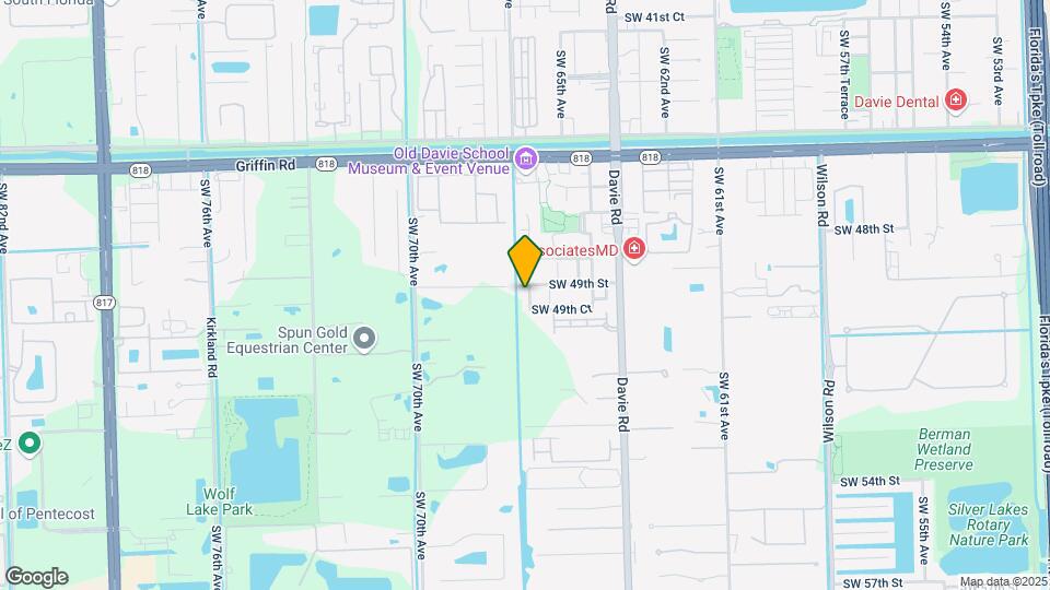 4923 SW 66th Terrace Map and Location Details