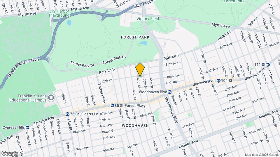 85-13 89th St Map and Location Details