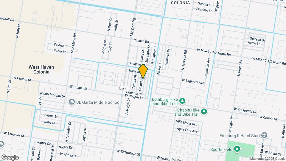 1610 Orlando St Mapa y Detalles de la Ubicación