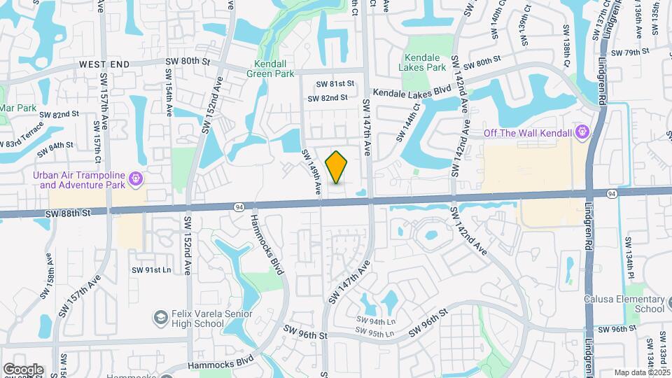 14801 SW 87th Terrace Map and Location Details