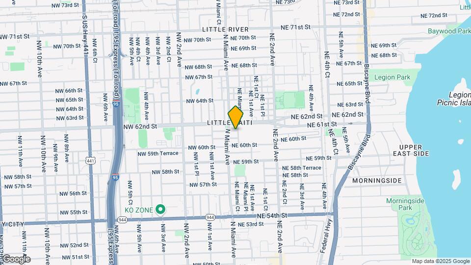 36-38 NE 61st St Mapa y Detalles de la Ubicación