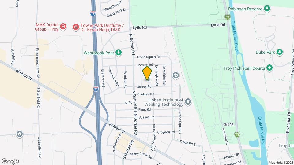 718 Bristol Rd Map and Location Details