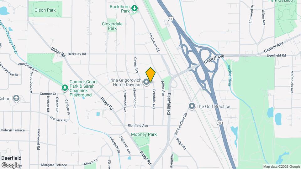 1434 Ferndale Ave Map and Location Details