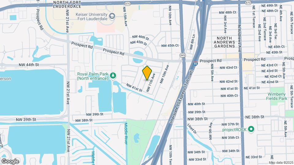 4160 NW 12th Ave Map and Location Details