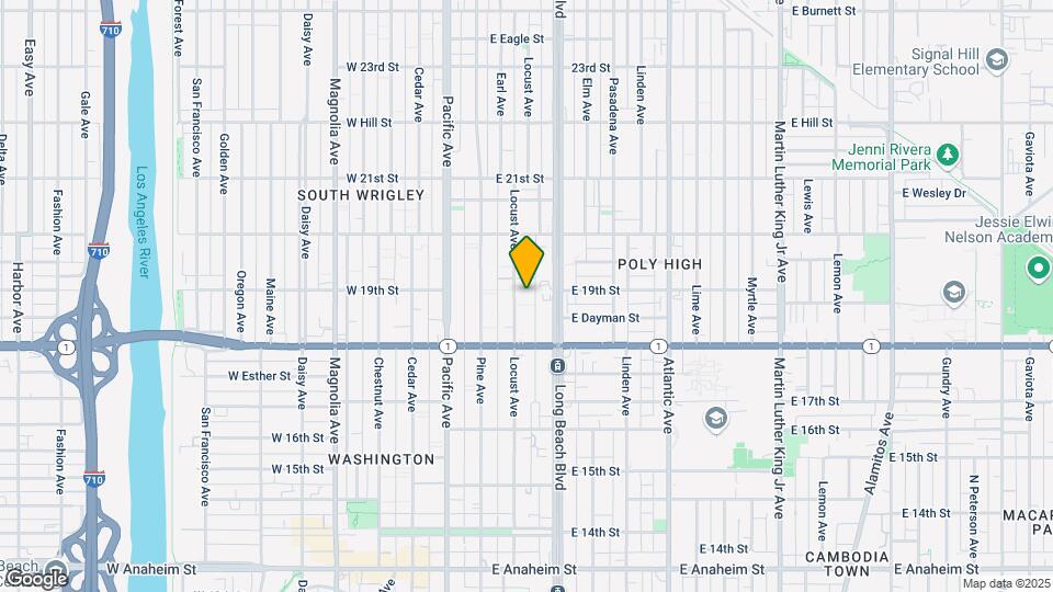 1880 Locust Ave Map and Location Details