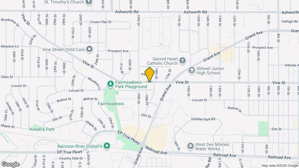 1808 Vine St Map and Location Details