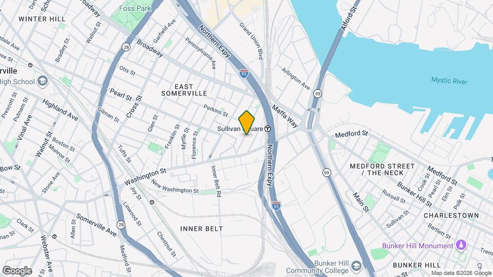 22 Parker St Map and Location Details