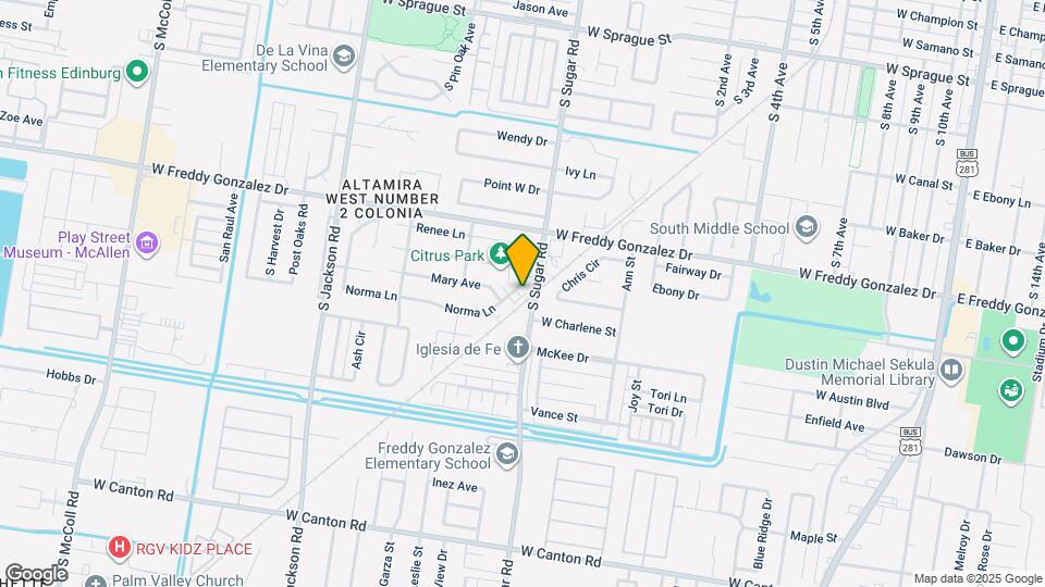 1608 Norma Ln Map and Location Details