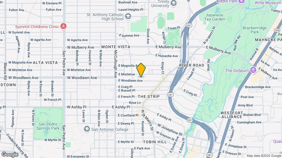 333 E Woodlawn Ave Map and Location Details