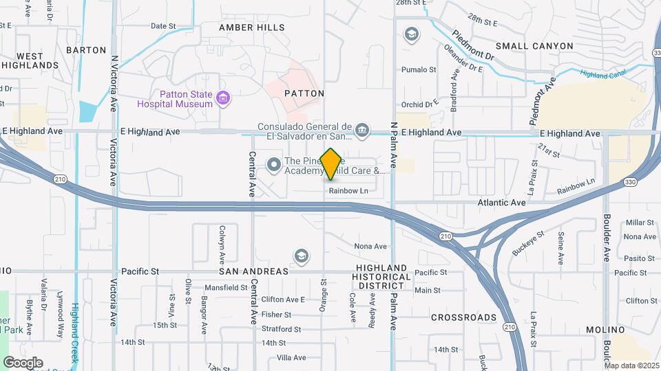 3416 Rainbow Ln Map and Location Details