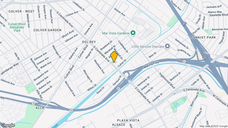 4962 S Centinela Ave Mapa y Detalles de la Ubicación