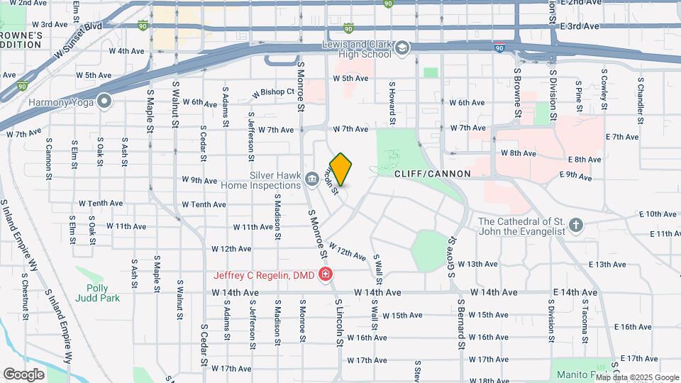 925 S Lincoln St Map and Location Details
