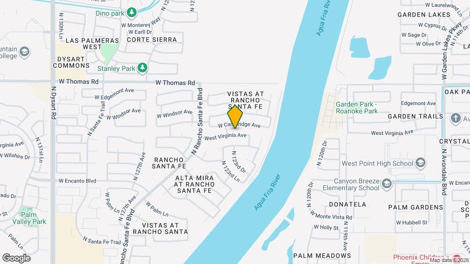 12340 W Virginia Ave Map and Location Details